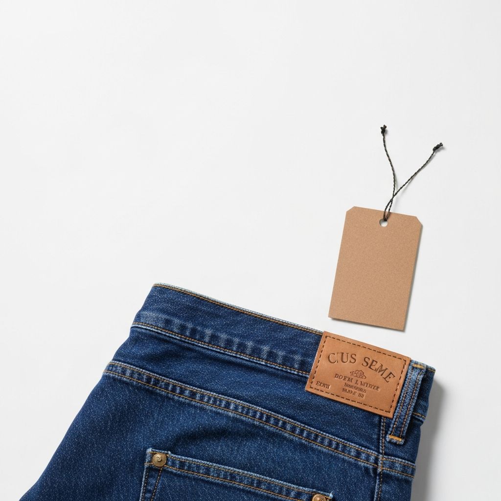 Private label branded denim
