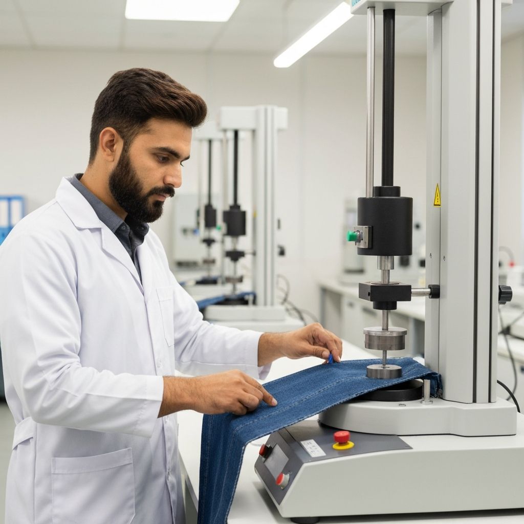 Fabric testing laboratory